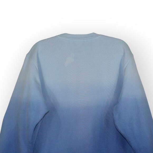 Large Madhappy x Nouns Crewneck Sweatshirt Blue GraphicPrint MadeInUSA - Picture 10 of 12